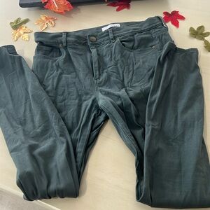 Loft green legging jeans sz 6